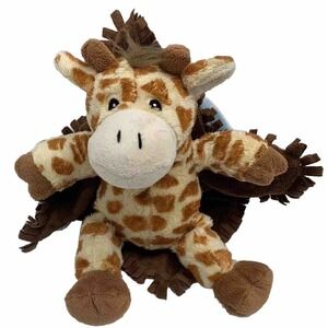 Giraffe Lovey Jesus Loves Me Fiesta Babies Blanket Plush Toy Brown Blue 11"